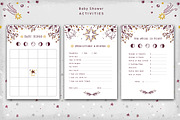 Baby Shower Set • Moon & Stars, an Invitation Template by Yeticrab (Thumbnail 5 of 10)