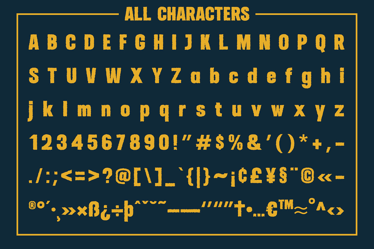 Arnel Rough, a Sans Serif Font by Craft Supply Co. (Photo 3 of 8)