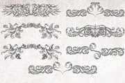 Procreate Vintage Baroque Borders, a Brush Add-On by AW Studios (Thumbnail 5 of 9)