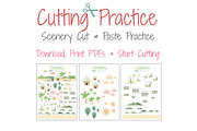 Cutting Practice for Kids Activities, an Education Illustration by TukTuk Design (Thumbnail 4 of 5)