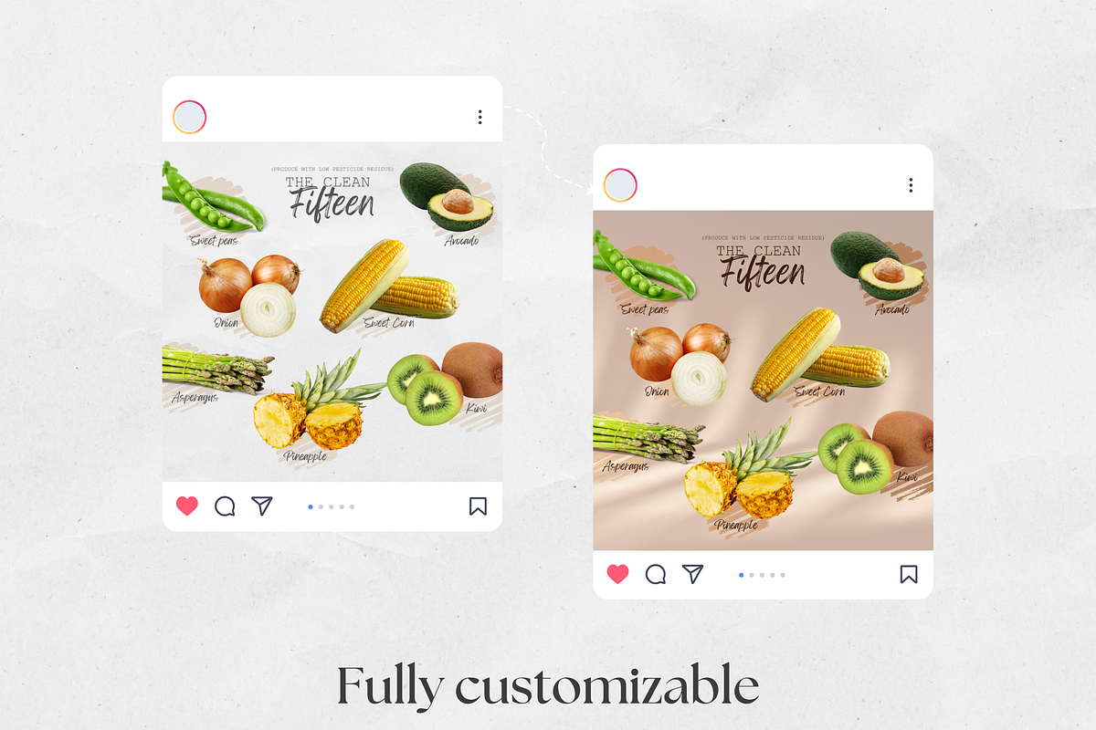 Nutrition Benefit Infographics Canva, a Social Media Template by The Social Stuff (Photo 6 of 12)