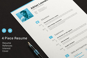 4 Pieces Resume