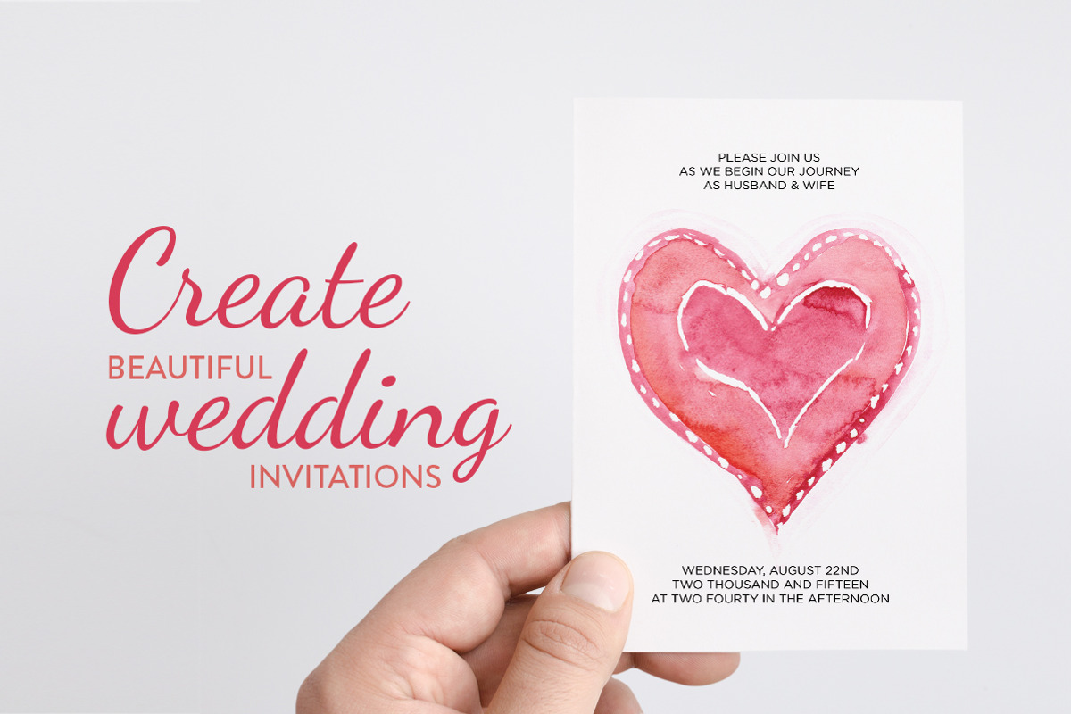 22 Watercolor Textured Hearts preview 3