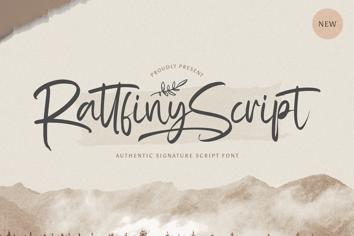 Rattfiny Script - Signature Font, a Script Font by StringLabs (Photo 1 of 13)