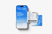 Phone Carousel Mockup, a Product Mockup by MrLetters (Thumbnail 4 of 5)
