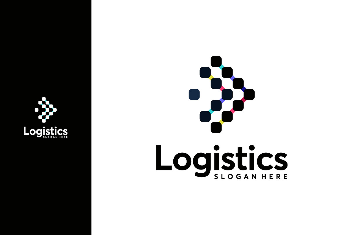 Set of Fast Cargo Delivery logo, a Branding & Logo Template by Lucky Creative (Photo 8 of 8)