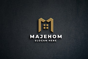 Modern Real Estate Letter M Logo, a Branding & Logo Template by Design_Planet (Thumbnail 2 of 2)