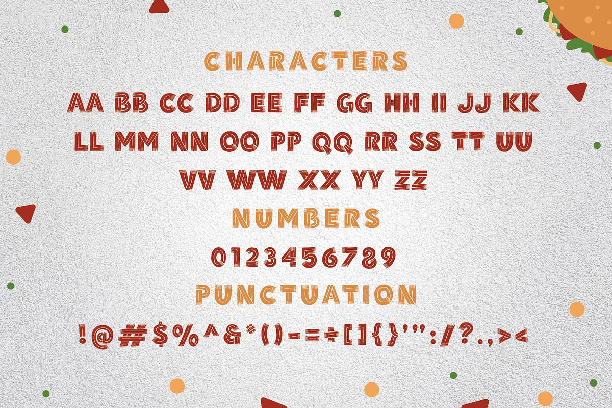 Tacunos - Food Display Fonts, a Font by Patria Ari (P4tcreativa) (Photo 6 of 7)