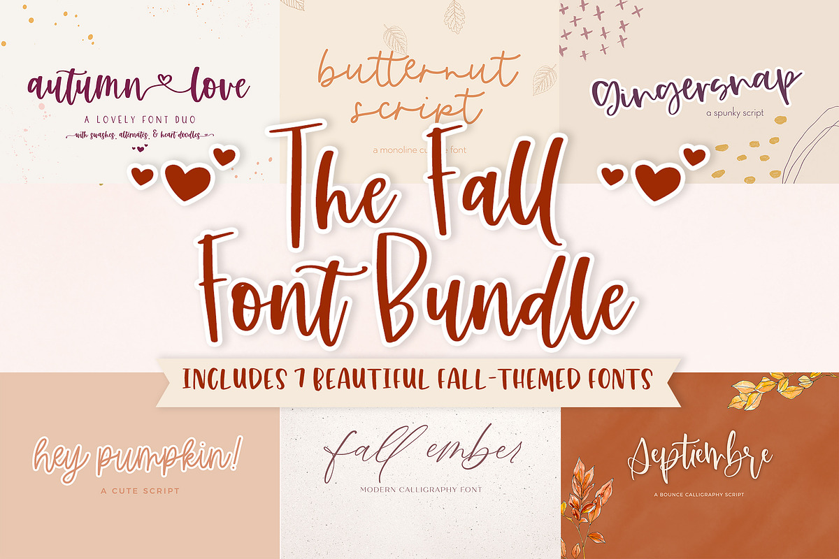 The Fall Font Bundle, a Script Font by Beck McCormick (Photo 1 of 8)