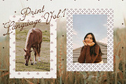Print Language Vol.1 Vintage Set, a Background Graphic by Lidberia (Thumbnail 2 of 11)