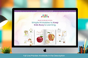 Kids Systeme Sales Funnel Template, a Landing Page Template by Hayley's Digital Hub (Thumbnail 2 of 12)