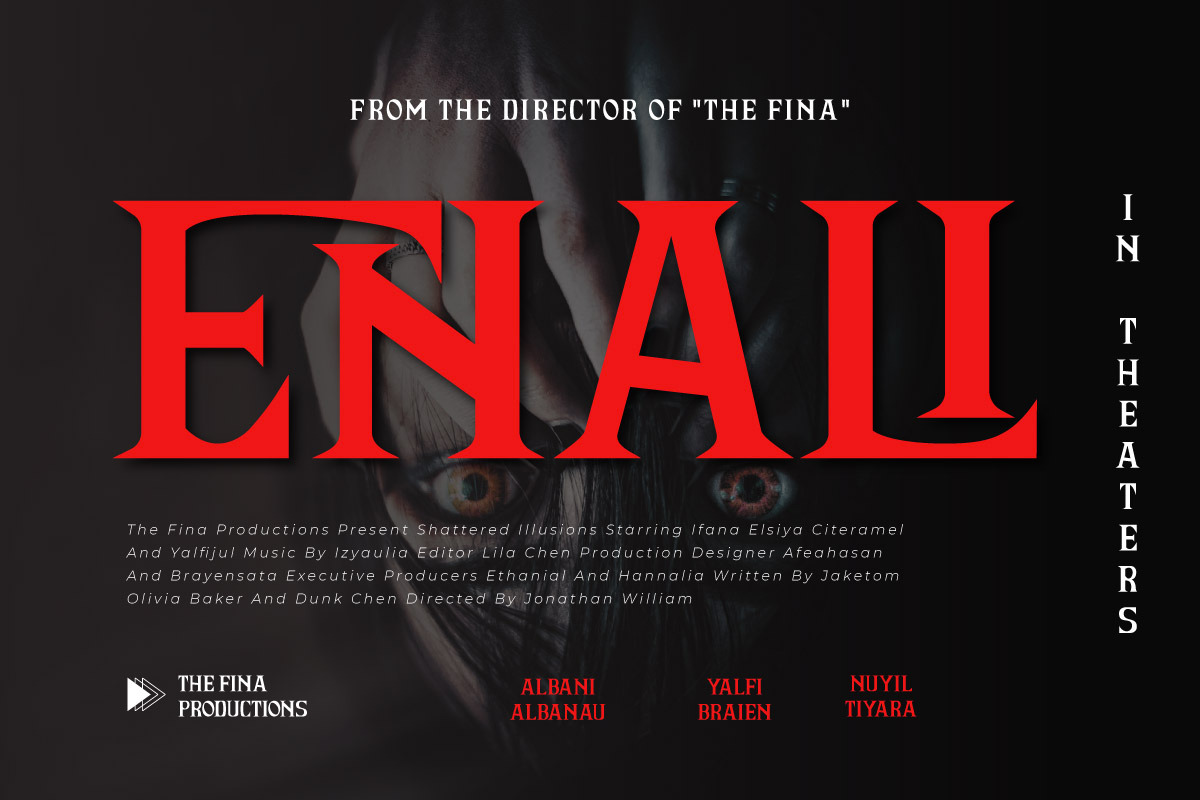 Ensatulogi - Display Horror Font, a Serif Font by twinstd (Photo 7 of 8)