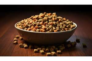 diet dog food ai generated, a Food & Drink Photo by pikepicture