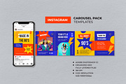 Yellow Fashion Instagram Carousel, a Social Media Template by UICreative (Thumbnail 1 of 4)