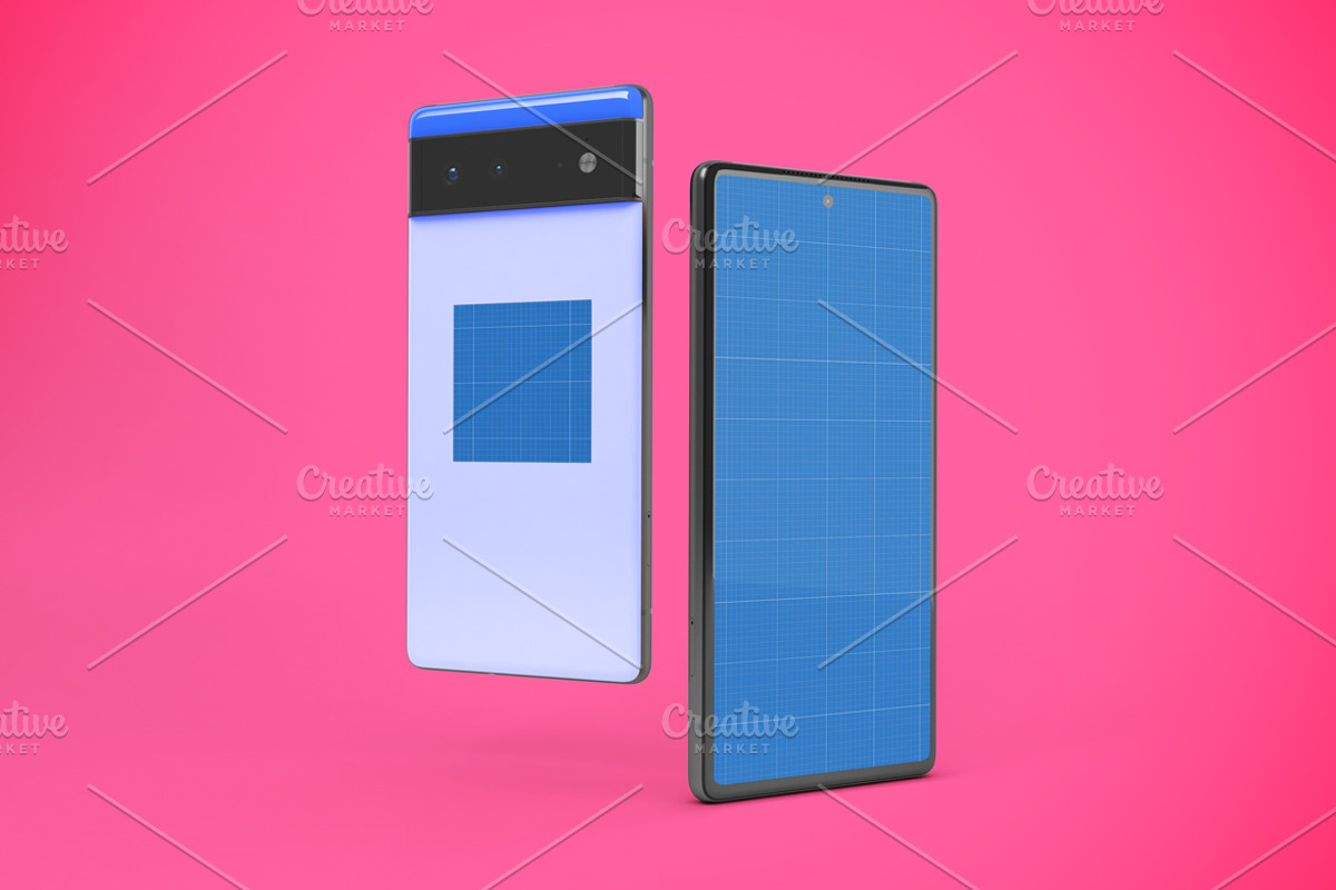 Pixel 6 Mockup, an Android Mockup by Qaleb Studio (Photo 10 of 13)