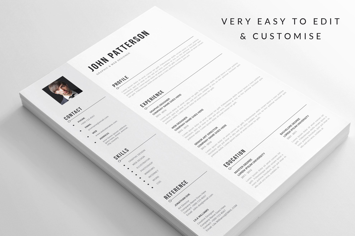 Word Resume, a Resume Template by Mr-Template (Photo 3 of 6)