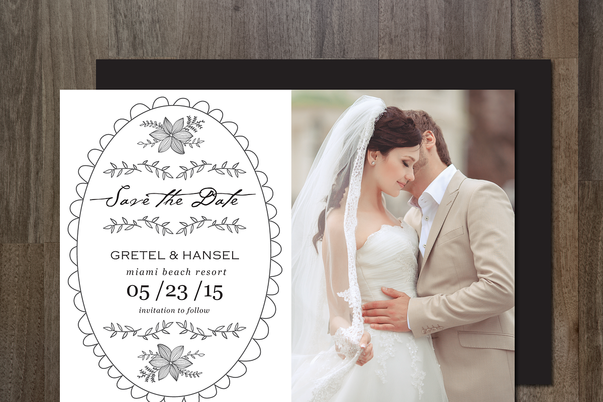 Photo Save the Date Invitation, an Invitation Template by aticnomar