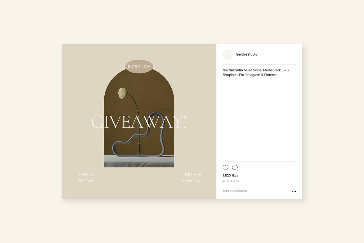 Muse Social Media Pack Canva, a Social Media Template by Feel This (Photo 22 of 32)
