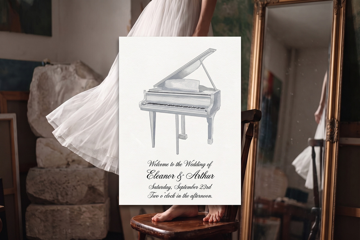 The White Swan Ballet vintage set, a Decorative Illustration by Amely.Art (Photo 12 of 14)