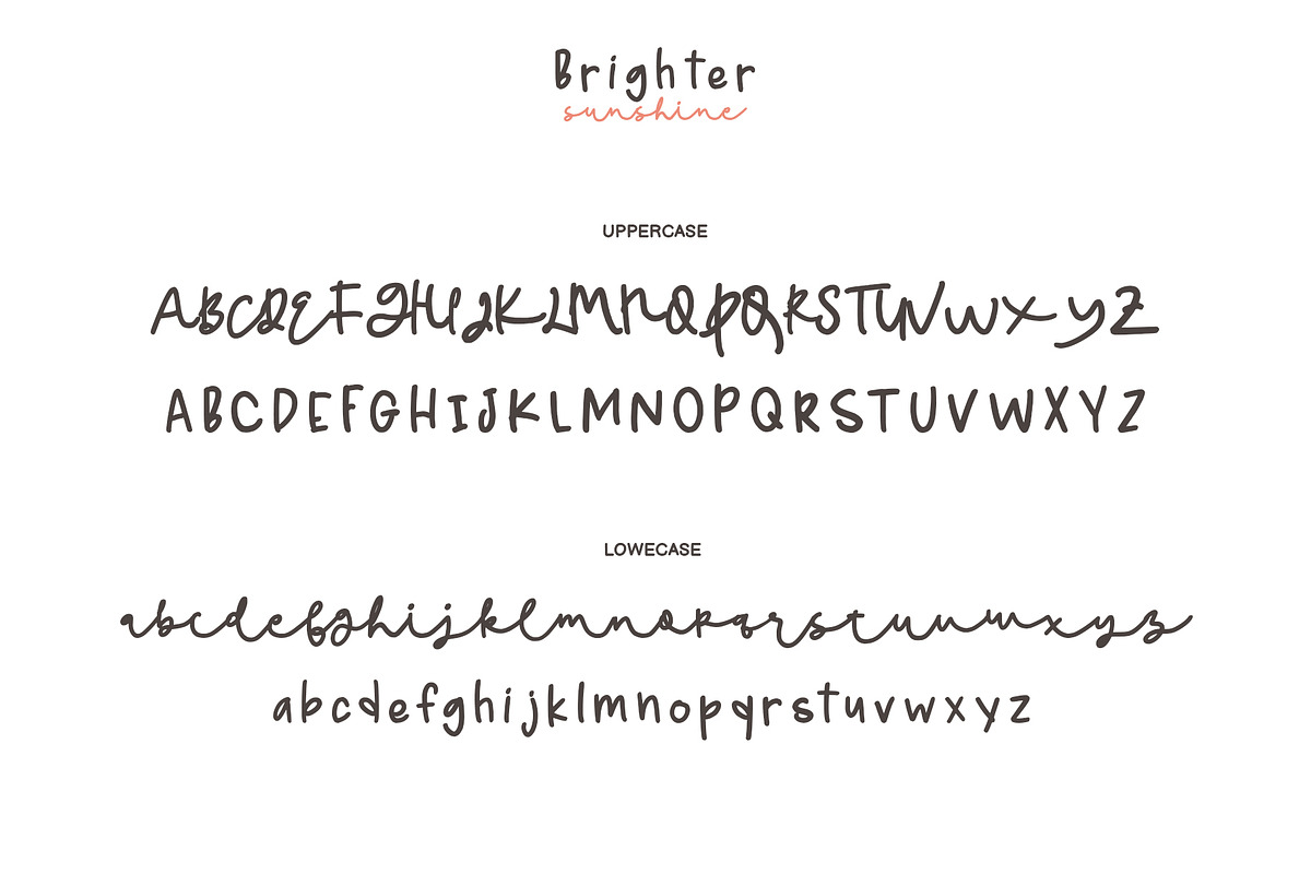 Brighter Sunshine| Quotable Font Duo, a Font by Analogous (Photo 11 of 13)