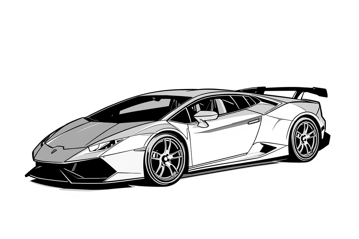 Modern Sports Car Design bundle, an Illustration by Artivon (Photo 6 of 9)