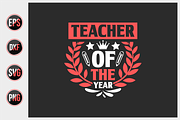 Teacher typographic svg bundle., a Graphic by Uniquesvg99 (Thumbnail 4 of 16)