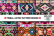 Collection Bright Aztec Patterns, a Pattern Graphic by tomuato (Thumbnail 1 of 4)