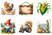 Cute Farm Garden Clipart, an Illustration by DreamPrint404 (Thumbnail 3 of 6)