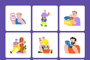 100 E-Commerce Flat Illustrations, a Person Illustration by Brickclay (Thumbnail 13 of 13)