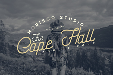 The Cape Hall - Monoline Script Font