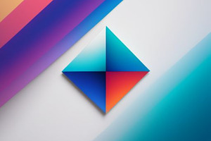 Abstract shape vibrant colors, an Abstract Photo by ComfortQ