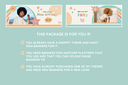 Shop Banner Templates - Boho Theme, a Shopify Template by SunshineStudioBoutique (Thumbnail 6 of 9)