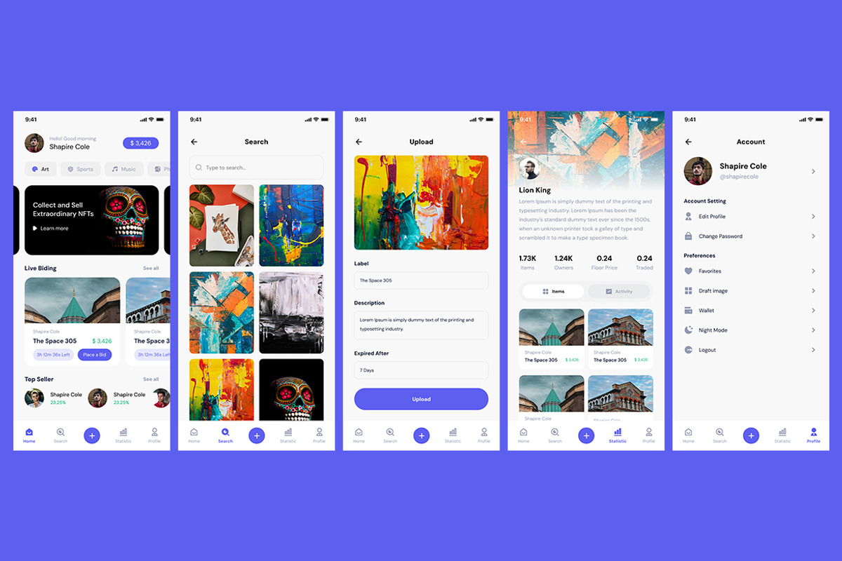 Art Auction, Bidding House, Bid App, an App Template by nagaredesignstudio (Photo 2 of 2)