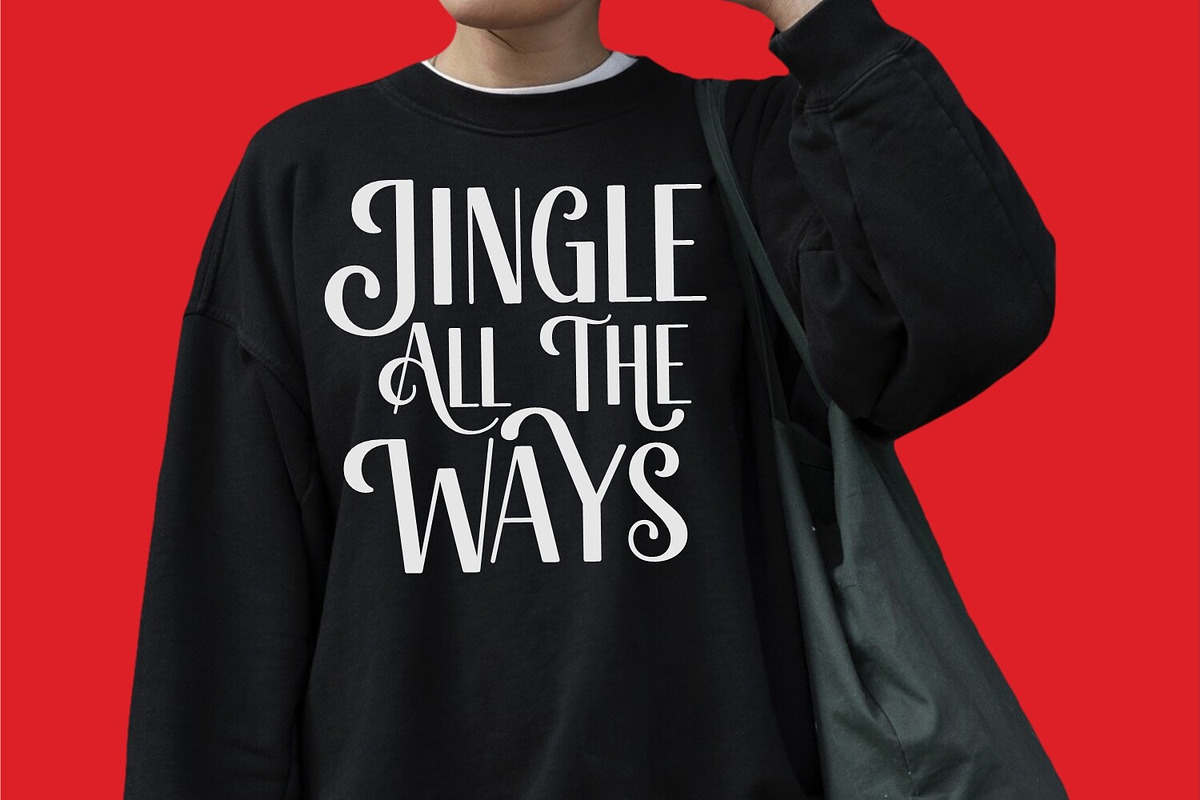 Dancing Christmas Font, a Script Font by Akrinity Digital (Photo 7 of 8)
