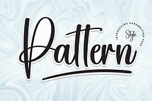 Pattern | Script Font