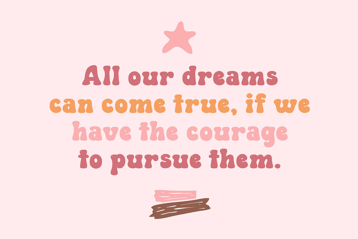 Ourgrown, a Script Font by yumnatype (Photo 2 of 10)