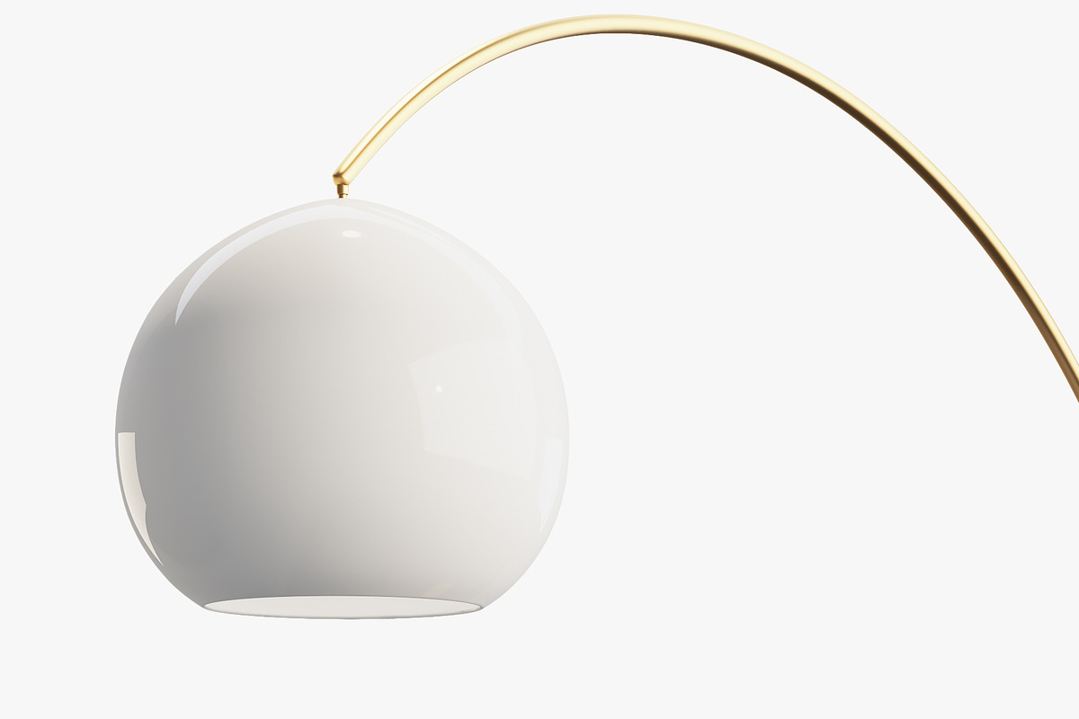 Joybird Archer Floor Lamp, a Light 3D Model by 3dmitruk (Photo 3 of 11)