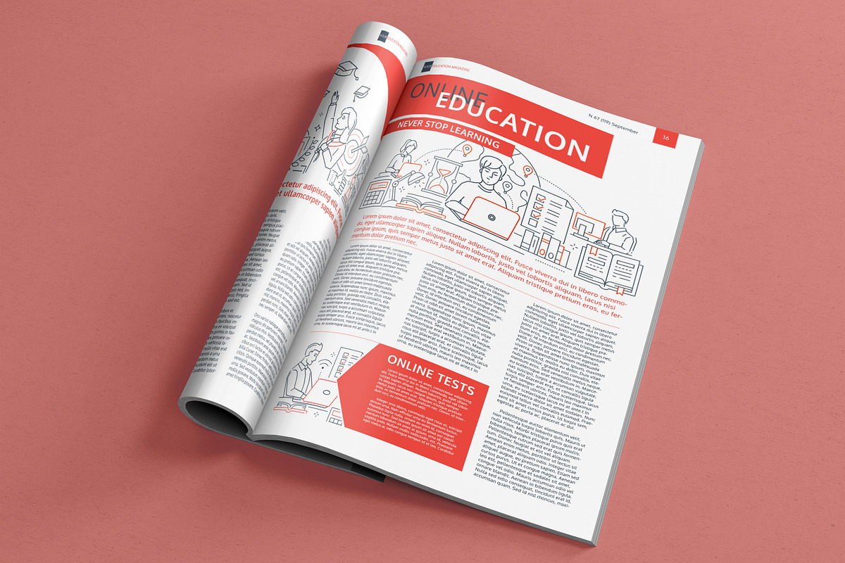 Education Line Illustrations Bundle, an iPhone Mockup by Boyko Pictures (Photo 9 of 12)