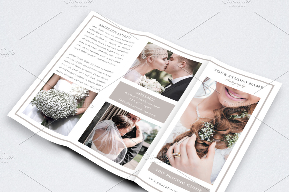 Photography Trifold Brochure Templat, a Brochure Template by NM-Design-Studio (Photo 2 of 4)