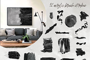 Abstract Japandi Collage creator kit, an Object Graphic by KomannaArt (Thumbnail 15 of 19)