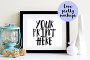 8X10 MOCKUP BUNDLE. 4 DISPLAY FRAMES, a Print Template by Love Pretty Mockups (Thumbnail 5 of 5)