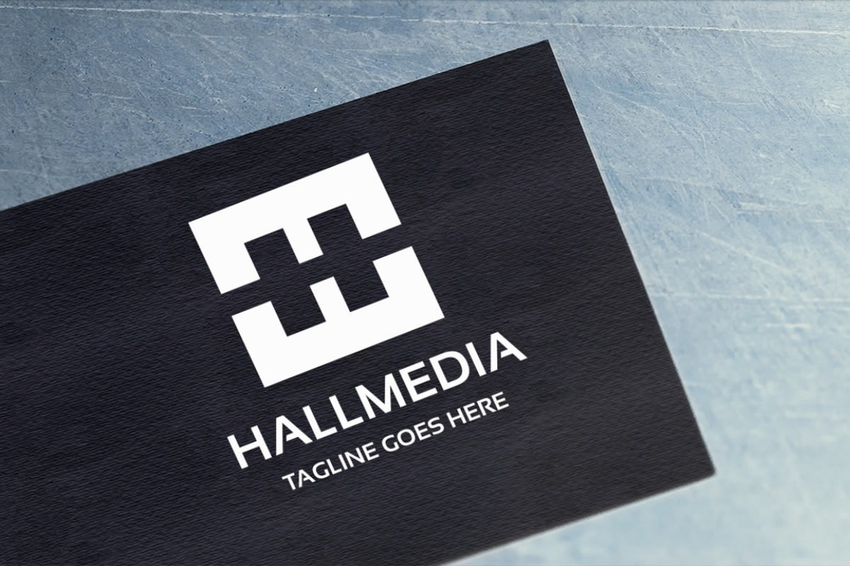 Letter H - Hall Media Logo, a Branding & Logo Template by Design_Planet
