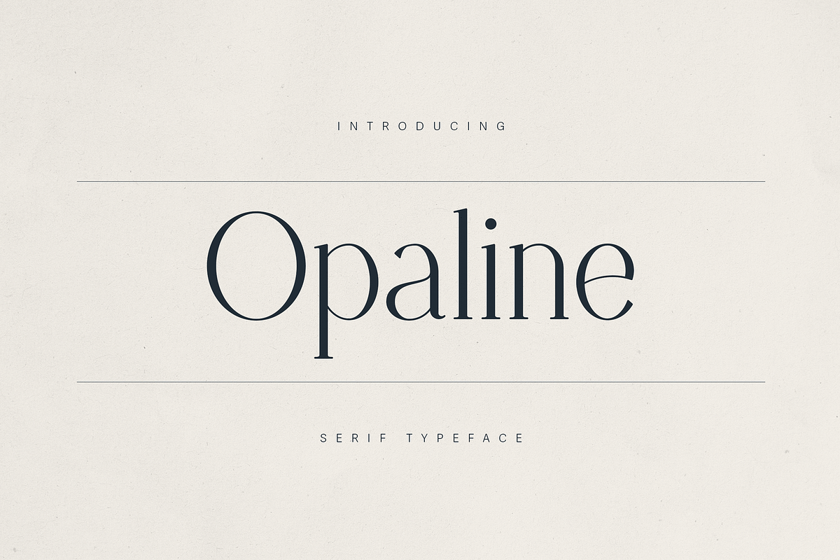 Opaline – Elegant Modern Serif Font, a Serif Font by Only Fonts (Photo 1 of 11)
