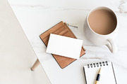 Tan Business Card Photo Mockups, a Product Mockup by Moyo Studio (Thumbnail 9 of 9)