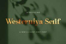 Westerniya Serif - Elegant Serif Fon
