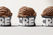 Ice Cream Cups Packaging Mockup, a Cups & Container Mockup by Creo.pt (Thumbnail 5 of 5)