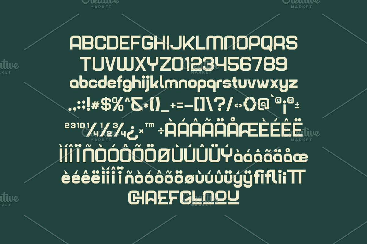 Gendenk Creative Sans, a Sans Serif Font by Artiveko (Photo 3 of 7)