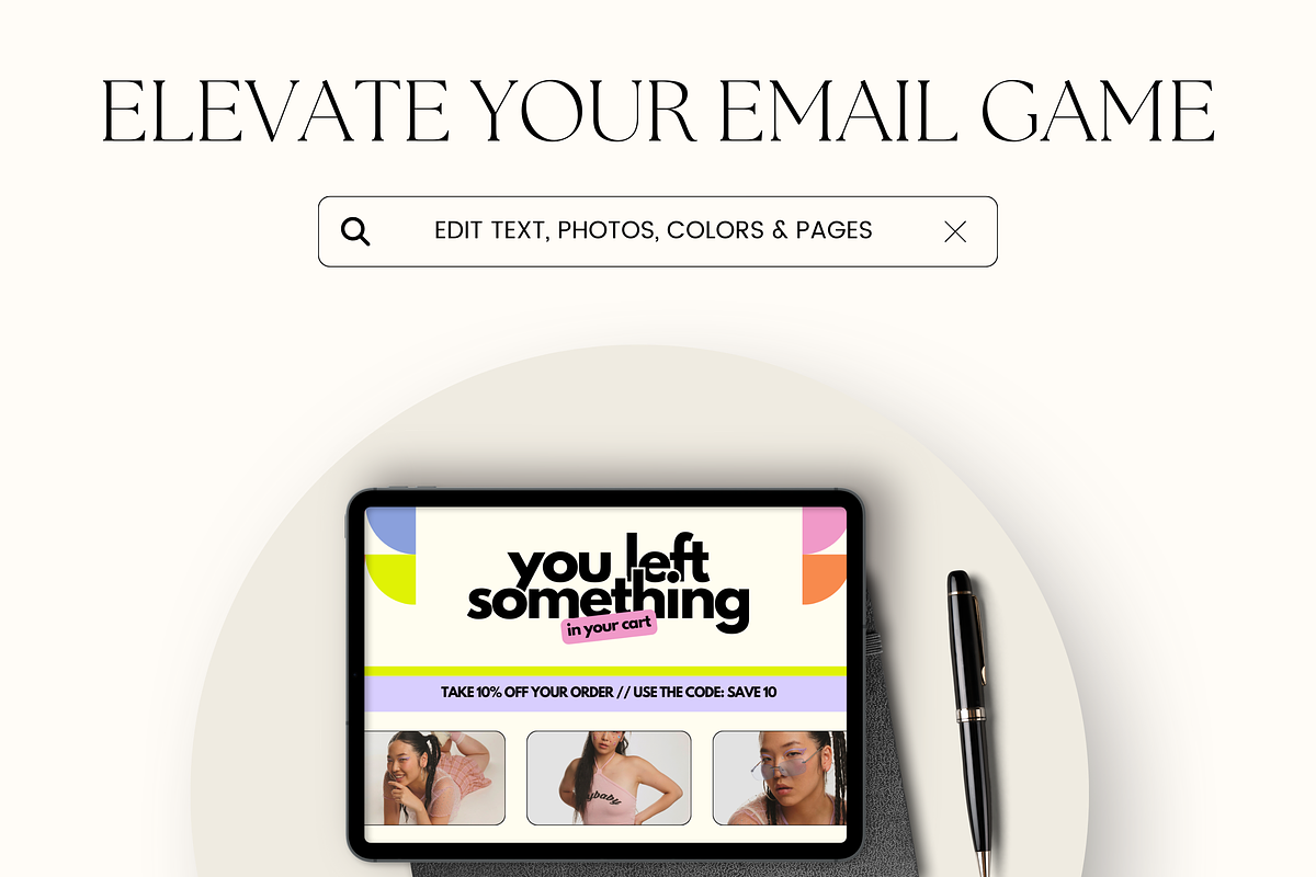 Email Marketing Newsletter Template, an Email Template by Branding Babe Co. (Photo 9 of 10)