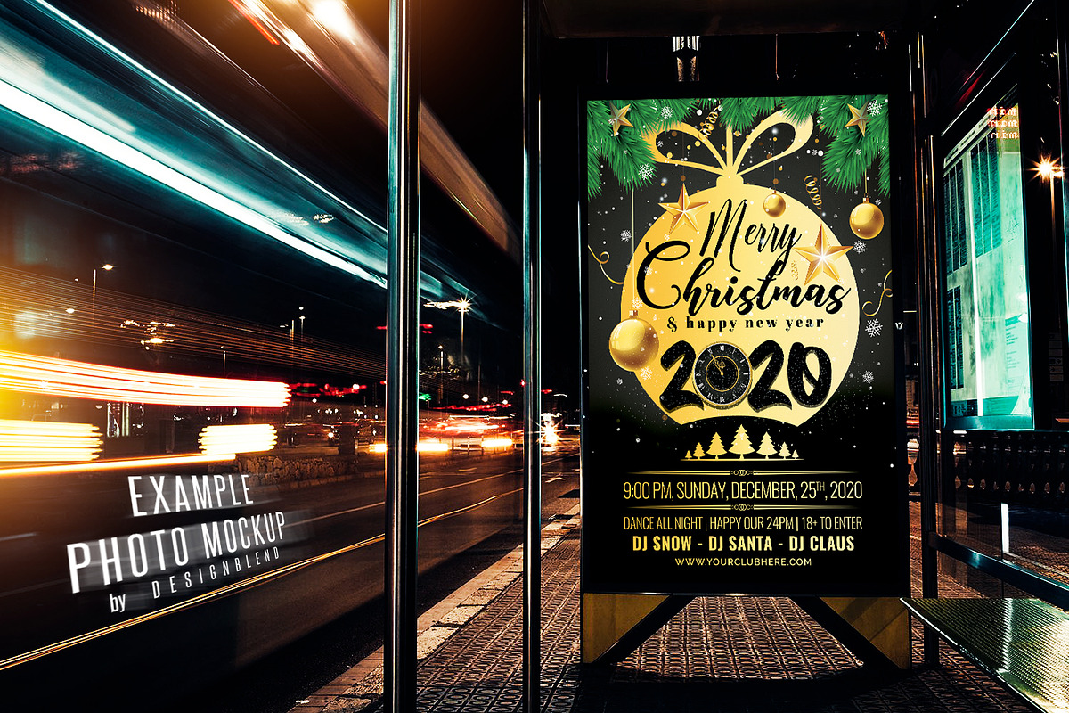 Christmas And Happy New Year Flyer, a Flyer Template by designblends@gmail.com (Photo 3 of 3)