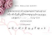Mrs Maillias Duo Font & Doodles, a Script Font by duka (Thumbnail 2 of 7)